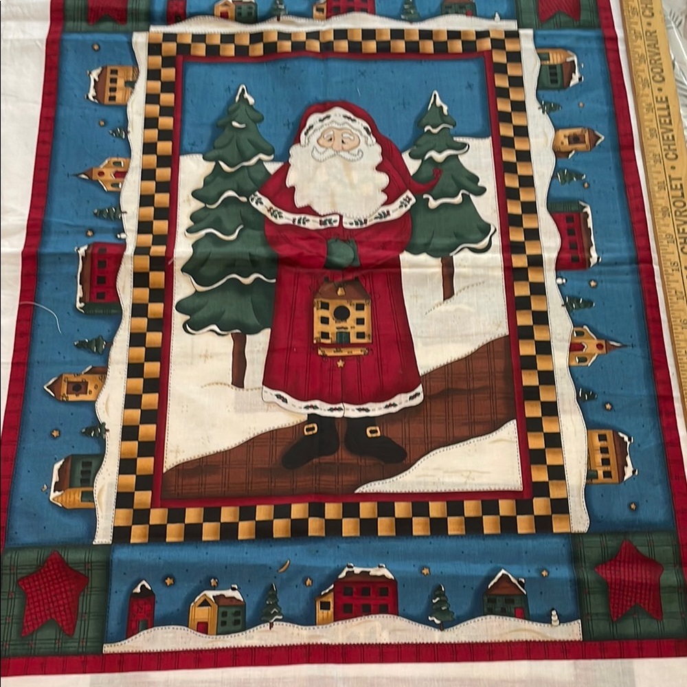 Vintage sew your own wall hanging with Santa Design